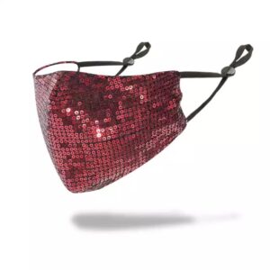 red sequin mask 