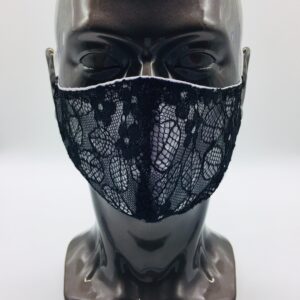 black lace mask