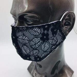 black lace mask