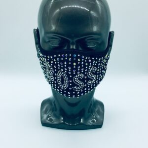 boss pattern + AB rhinestone mask